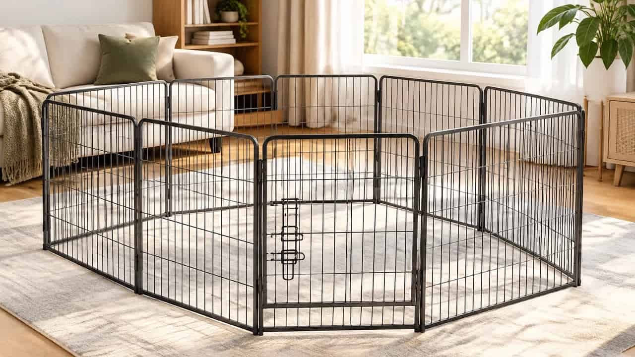 چگونه فضای بازی امن برای سگ خود بسازیم؟ خرید پارک سگ تاشو